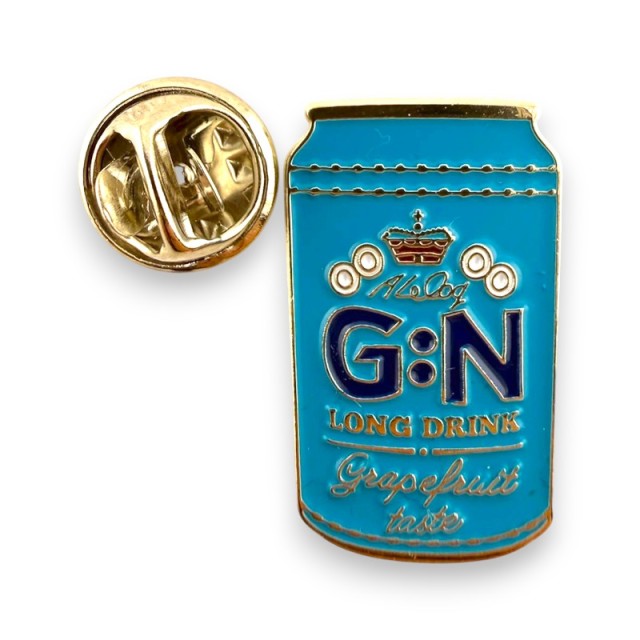 Przypinka metalowa G:N long drink blikje