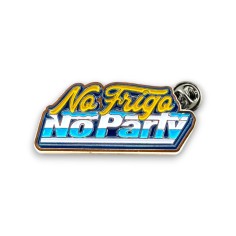 Metal pin No Frigo No Party