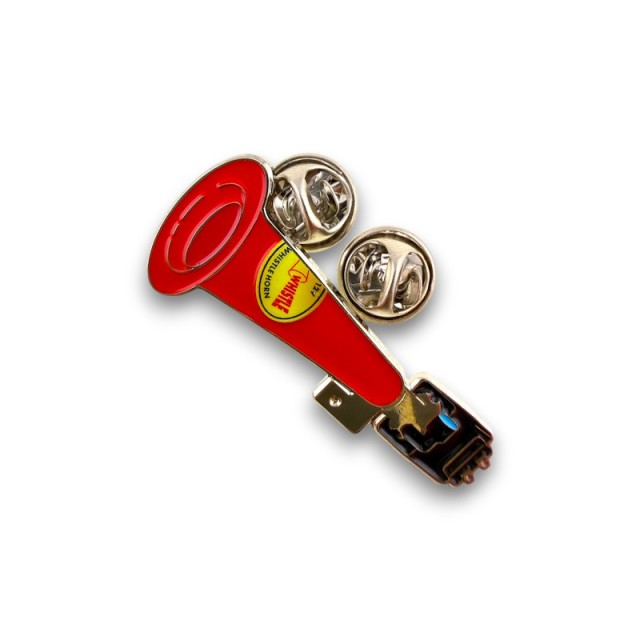 Turkish whistle metal pin