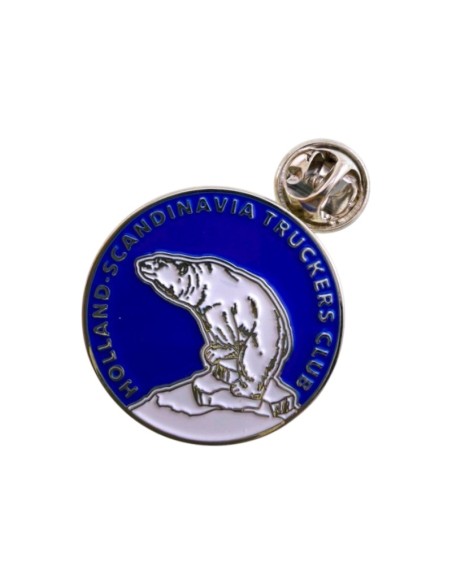 Holland-Scandinavia Truckers Club metal pin