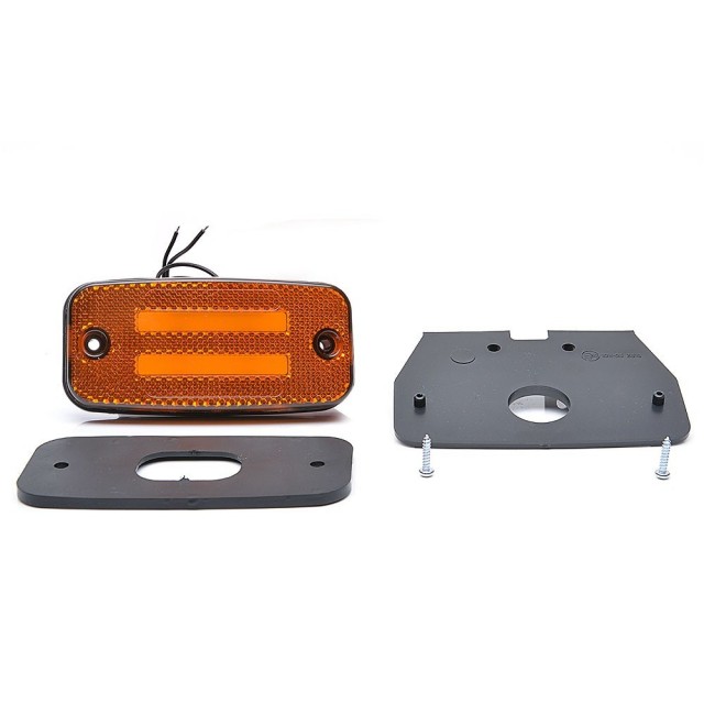 Lampa obrysowa LED WAŚ W158 pomarańczowa