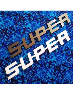 SUPER plastic emblem gloss 8mm