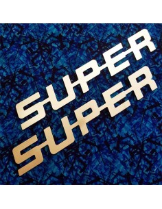 SUPER stainless emblem 3mm