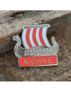 Metall pin Norawy Viking Boot