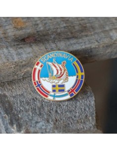 Metall pin Scandinavia