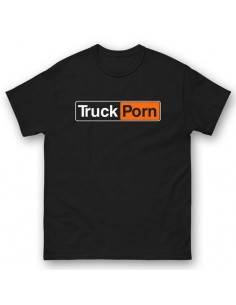 Męski T-Shirt Truckporn czarny