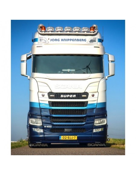 SolarGuard - Osłona przeciwsłoneczna Scania Nextgen płaska z linią, bez obrysówek