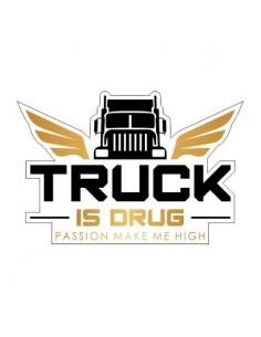 Truck is Drug naklejka mała...