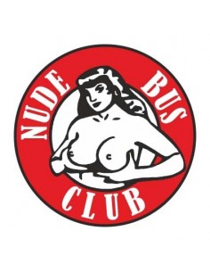 Nude Bus Club naklejka mała...