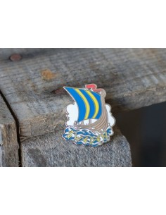 Metall pin Swedish Vikingsship