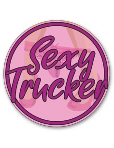 Sexy Trucker sticker small...