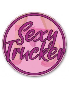 Sexy Trucker sticker small