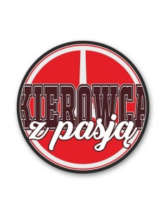 Kierowca z pasją - naklejka...