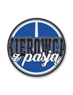 Kierowca z pasją - naklejka...