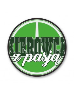 Kierowca z pasją - naklejka...