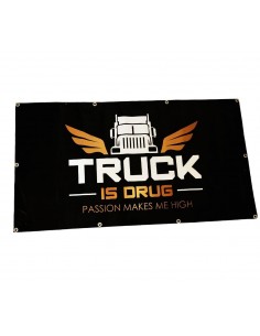 Truck is Drug banner 120x65 cm