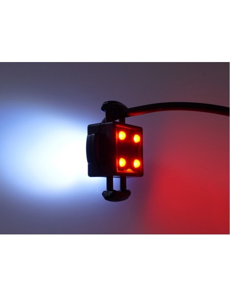 Wkład LED do lamp typu GYLLE biały zimny/czerwony 24v