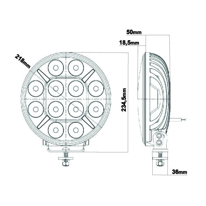 Truck is Drug - LEDSON Pollux9+ Gen2 high beam light LED 120W