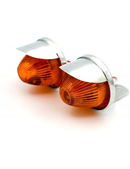 Oldschool mullion lamp, orange - 2 pc set