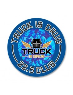 Truck is Drug 22.5 Club naklejka duża