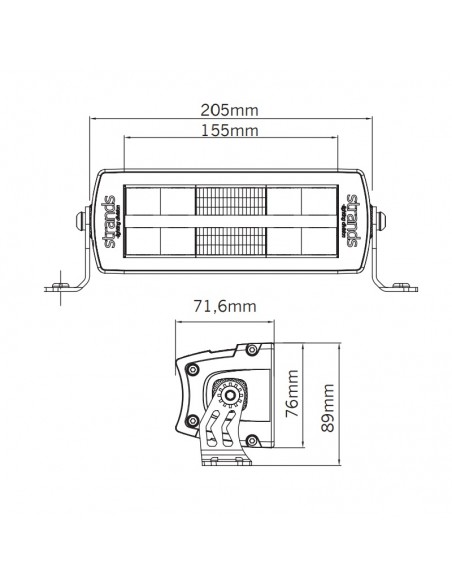 STRANDS Siberia Outlaw UDX 8" LEDBAR