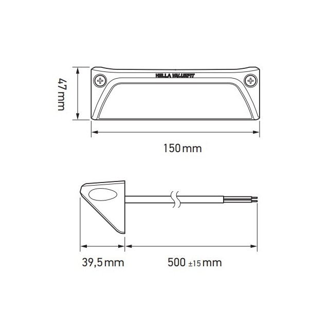 HELLA - LED Work light SMS2000 12-24V
