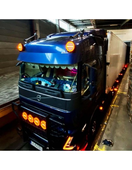 Fox Parts - VOLVO FH4/5 + FM5 osłona przeciwsłoneczna 28,5 cm