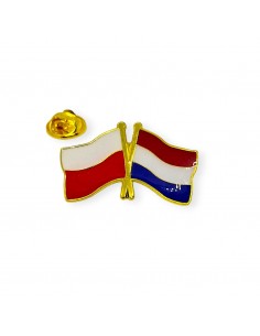 Metall pin Poland-Holland...