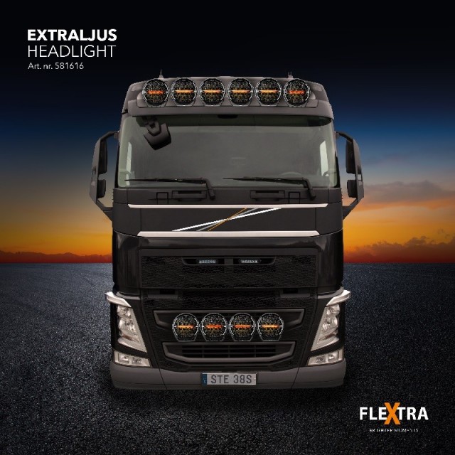 FLEXTRA - Lampa drogowa LED 9",...