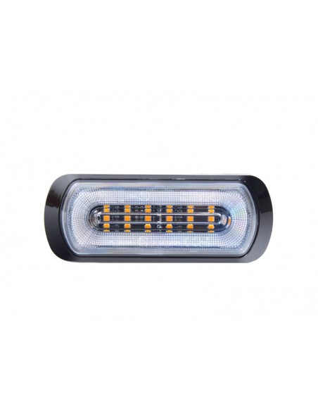 PROSTROBE HALO R65 - Yellow marker light with yellow strobe 12-24V
