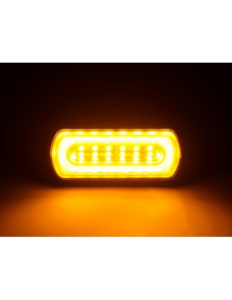Truck is Drug - PROSTROBE HALO R65 - Yellow marker light with yellow strobe  12-24V