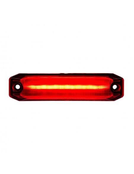 LEDSON OptoLine M lampa obrysowa LED czerwona, klosz czerwony 9-32V