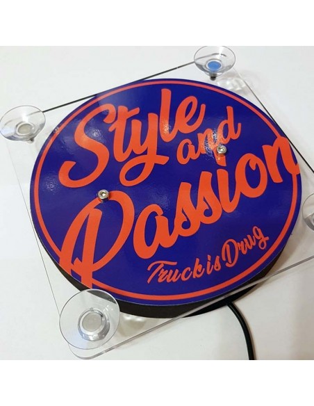 Lightbox From Poland with Style red 17cm