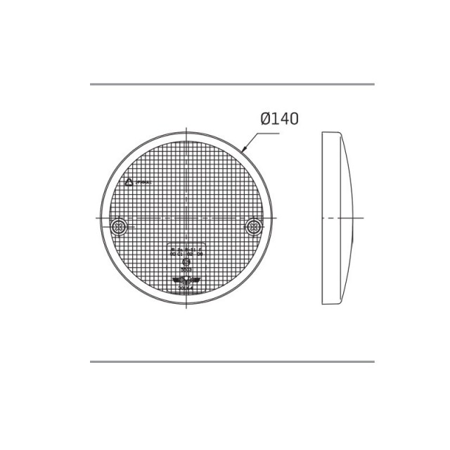 SIM 3164 - Klosz do lampy 3164 czerwony