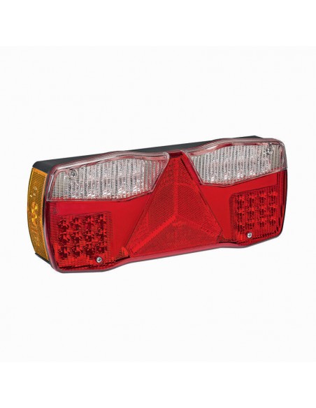 SIM 3192 LEWA - Lampa tylna LED 6-funkcyjna, odblask trójkątny 12/24V