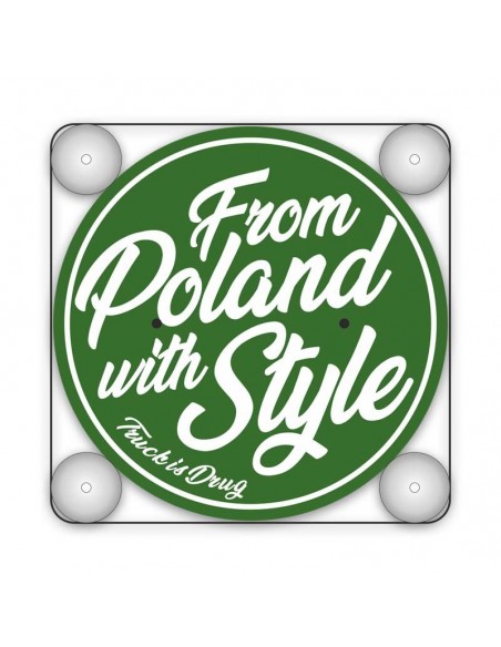 Lightbox From Poland with Style green 17cm