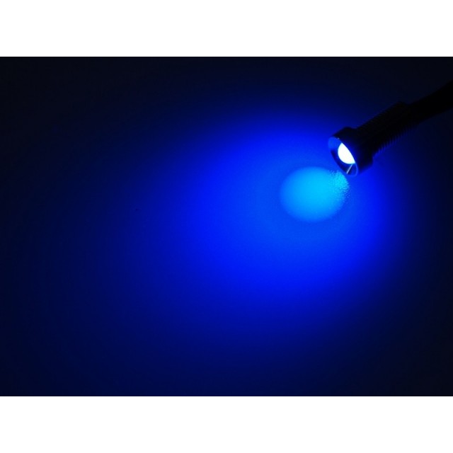 Dioda LED w oprawce metalowej - kolor...