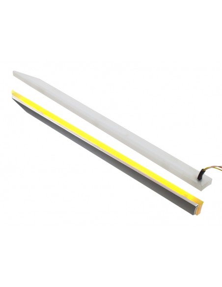 VOLVO 2013+ - logo bars illuminated base - dual-color white/yellow