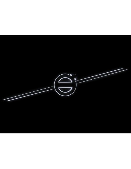 VOLVO 2013+ - logo bars illuminated base - dual-color white/yellow