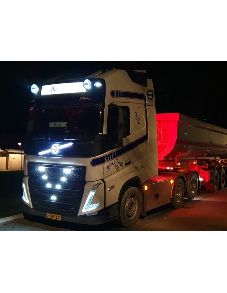VOLVO 2013+ - logo bars illuminated base - dual-color white/yellow