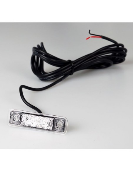 LEDSON Astral - LED marker light xenon white with clear lens 12/24V