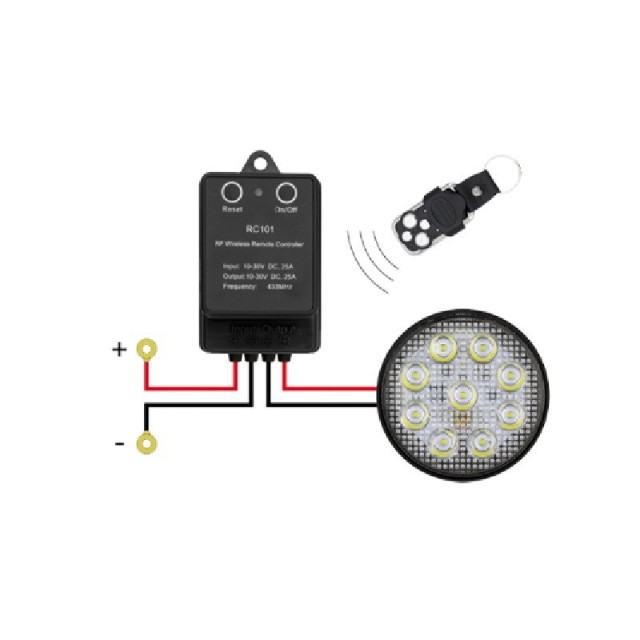 Sterownik stroboskopów z pilotem 10-30V