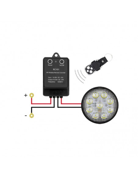 Strobe controller with remote controller 10-30V