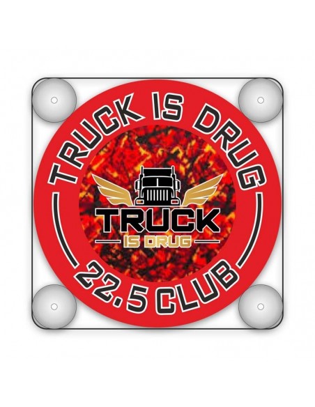 Truck is Drug - Alcantara red self adhesive foil
