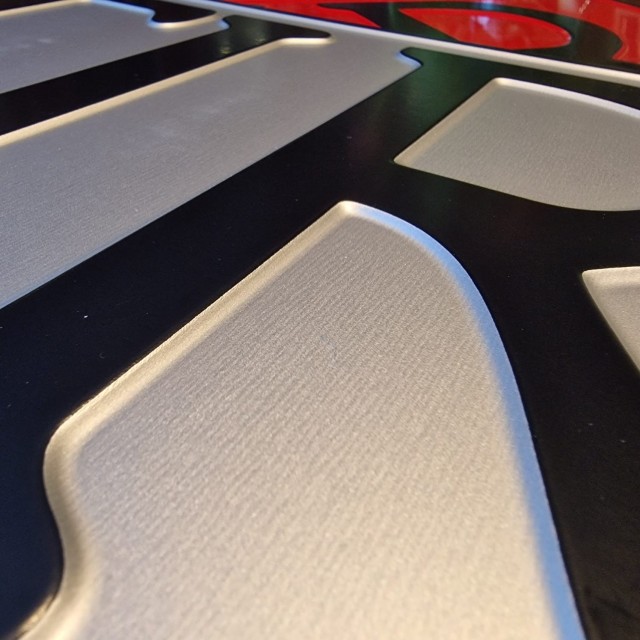 TIR - Aluminum embossed sign 40x25...