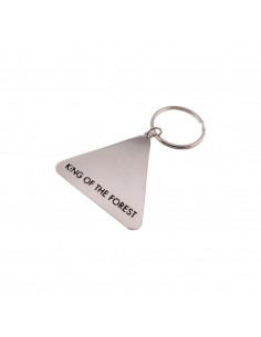 Metall keychain WARNING MOOSE 2