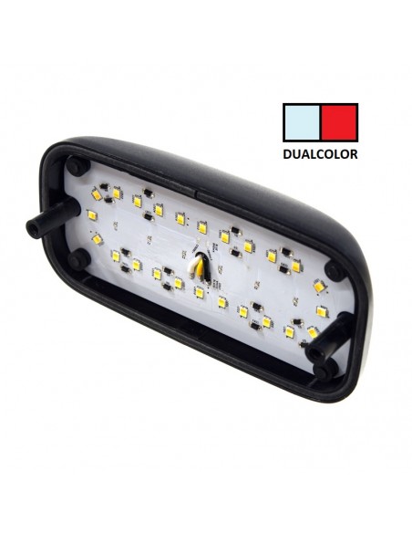 Dual color LED emiter for TALMU lights - red/xenon white