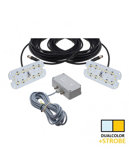 Wkład LED do lamp TALMU + STROBO - dualcolor żółty/xenon white