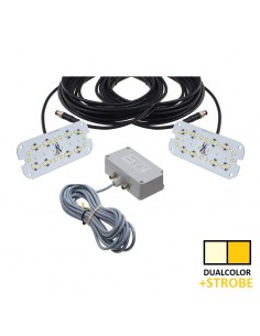Dual color LED emiter for...