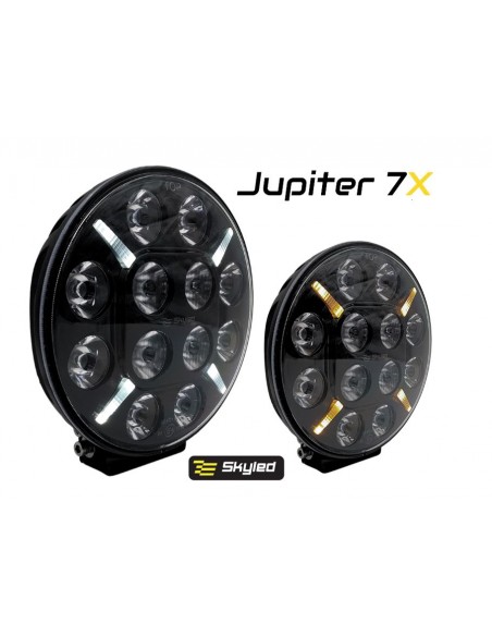 SKYLED Jupiter+ 7X 7" - Lampa drogowa LED 9-36V